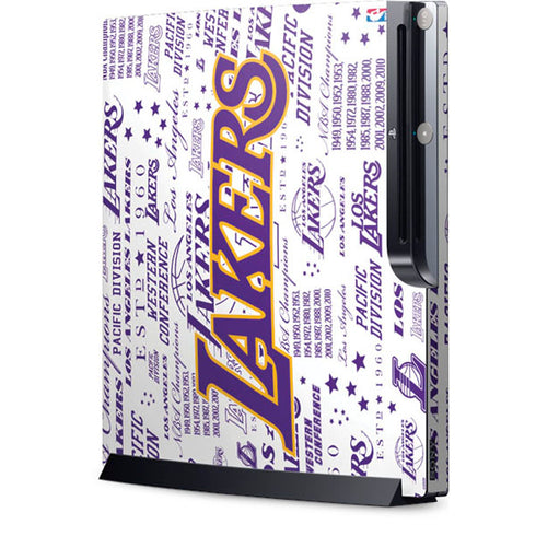 NBA LA Lakers Historic Blast Playstation 3 & PS3 Slim Skin