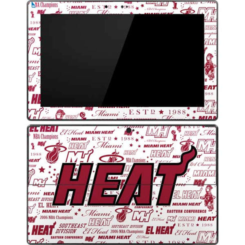 NBA Miami Heat Historic Blast Surface Pro Tablet Skin