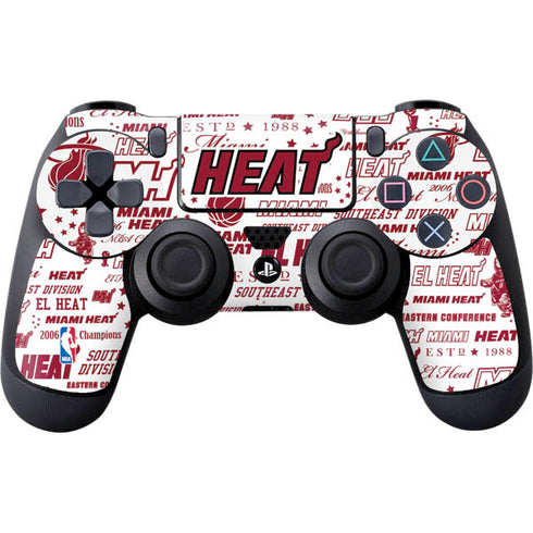 NBA Miami Heat Historic Blast PS4 Controller Skin