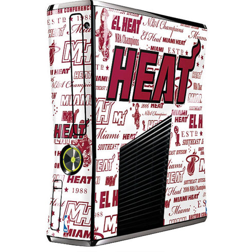 NBA Miami Heat Historic Blast Xbox 360 Slim (2010) Skin