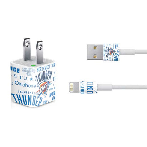 NBA Oklahoma City Thunder Historic Blast iPhone Charger (5W USB) Skin