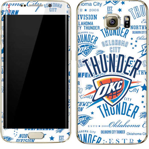 NBA Oklahoma City Thunder Historic Blast Galaxy S7 Edge Skin