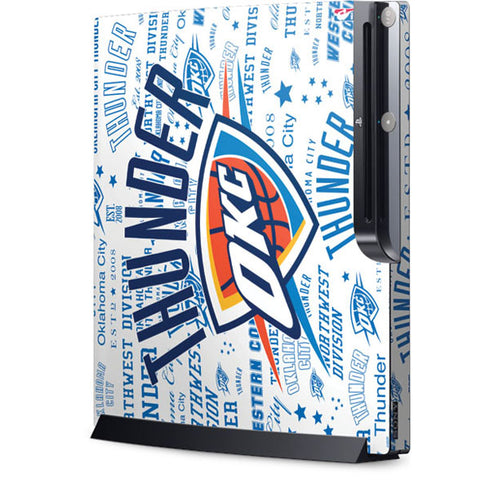 NBA Oklahoma City Thunder Historic Blast Playstation 3 & PS3 Slim Skin