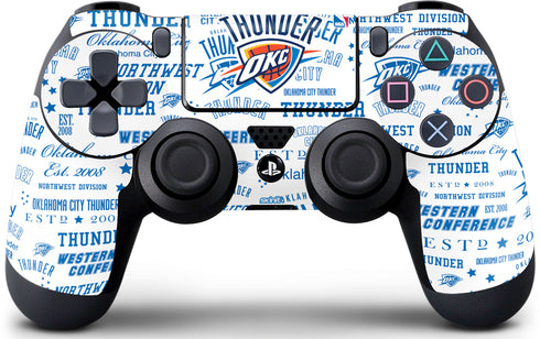 NBA Oklahoma City Thunder Historic Blast PS4 Controller Skin