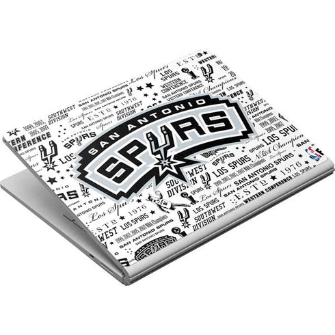NBA San Antonio Spurs Historic Blast Surface Book Skin