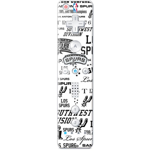 NBA San Antonio Spurs Historic Blast Wii Remote Controller Skin