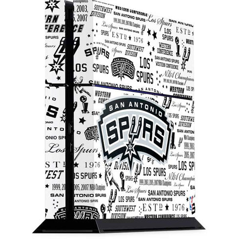 NBA San Antonio Spurs Historic Blast PS4 Console Skin