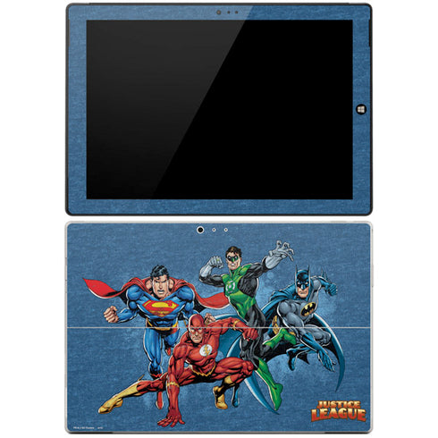 Justice League Action Pose Charcaters Surface Pro 3 Skin