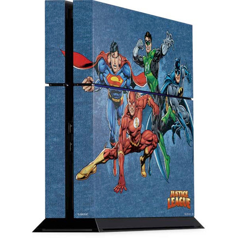 Justice League Action Pose Charcaters PS4 Console Skin