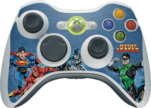 Justice League Action Pose Charcaters Xbox 360 Wireless Controller Skin