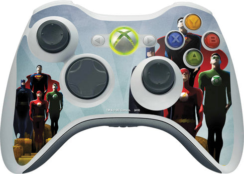 Justice League Standing Pose Team Xbox 360 Wireless Controller Skin