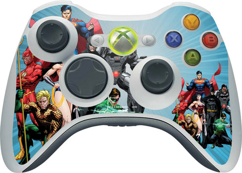 Justice League Heroes Stance 1 Xbox 360 Wireless Controller Skin