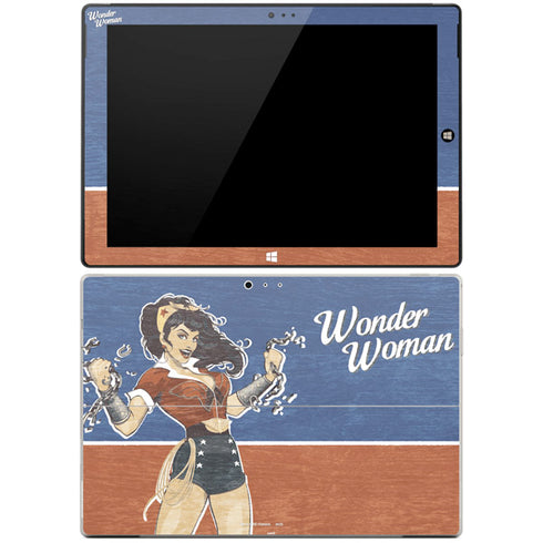 DC Comics Bombshells Wonder Woman Bombshell Surface Pro 3 Skin