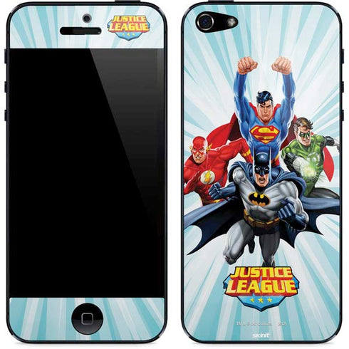 Justice League Team Power Up iPhone 5/5s/5SE Skin