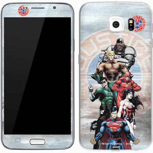 Justice League Heroes Stance 2 Galaxy S7 Skin