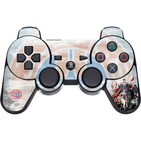 Justice League Heroes Stance 2 PS3 Dual Shock wireless controller Skin