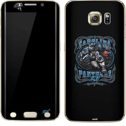 Liquid Blue NFL Carolina Panthers Running Back Galaxy S7 Edge Skin