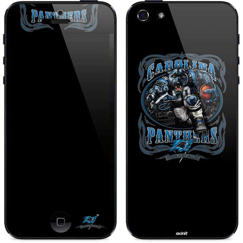Liquid Blue NFL Carolina Panthers Running Back iPhone 5/5s/5SE Skin