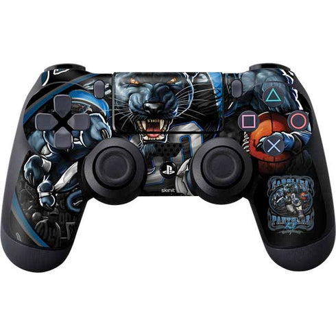 Liquid Blue NFL Carolina Panthers Running Back PS4 Controller Skin