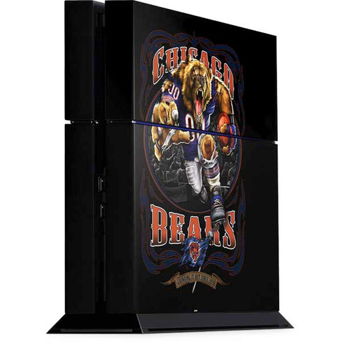Liquid Blue NFL Chicago Bears Running Back PS4 Console Skin