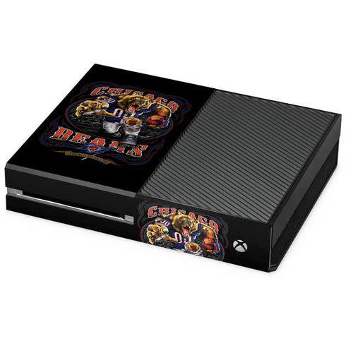 Liquid Blue NFL Chicago Bears Running Back Xbox One Console Skin