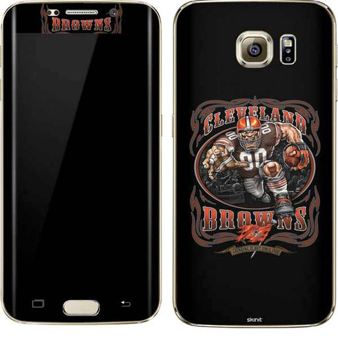 Liquid Blue NFL Cleveland Browns Running Back Galaxy S7 Edge Skin