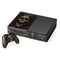 Liquid Blue Skull Entwined with Roses Xbox One Console and Controller Bundle Skin