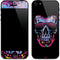 Liquid Blue Neon Skull with Glasses iPhone 5/5s/5SE Skin