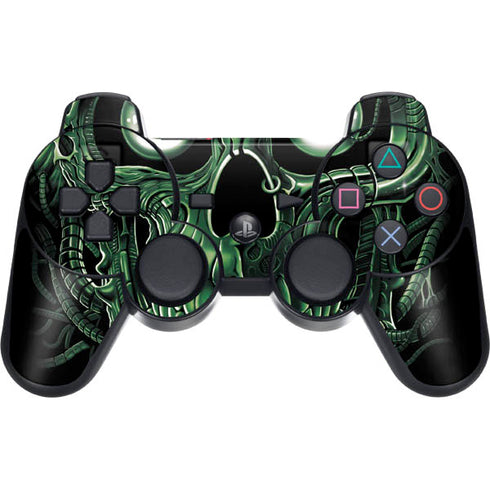 Liquid Blue Terminator Dragon PS3 Dual Shock wireless controller Skin