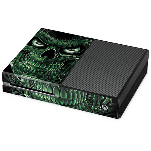 Liquid Blue Terminator Dragon Xbox One Console Skin