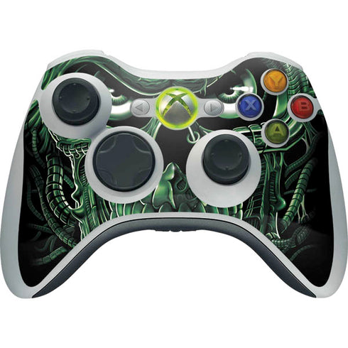 Liquid Blue Terminator Dragon Xbox 360 Wireless Controller Skin