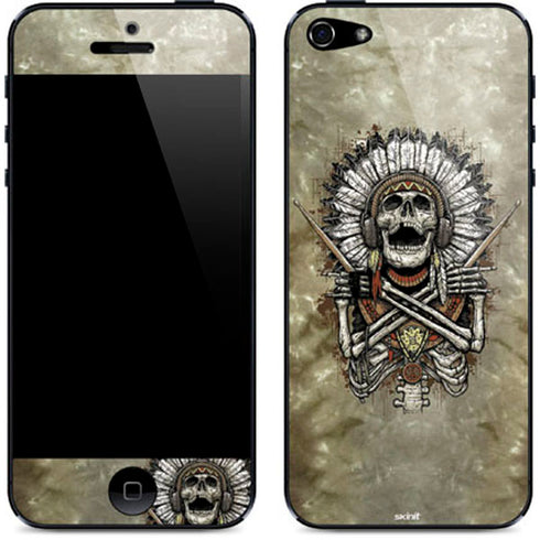 Liquid Blue Tribal Beats iPhone 5/5s/5SE Skin