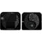 Liquid Blue Yin Yang Music Skulls Nintendo 2DS Skin