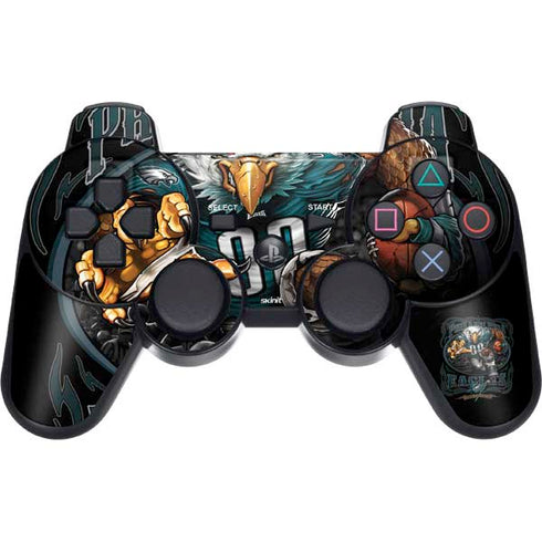 Liquid Blue NFL Philadelphia Eagles Running Back PS3 Dual Shock wireless controller Skin