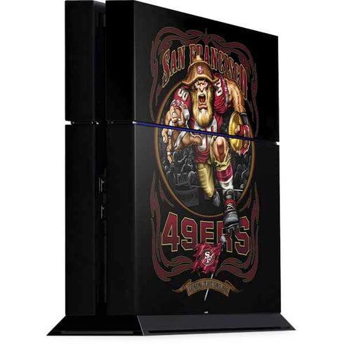 Liquid Blue NFL San Francisco 49ers Running Back PS4 Console Skin