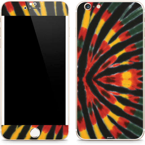 Liquid Blue Tie Dye - Rasta iPhone 6/6s Plus Skin