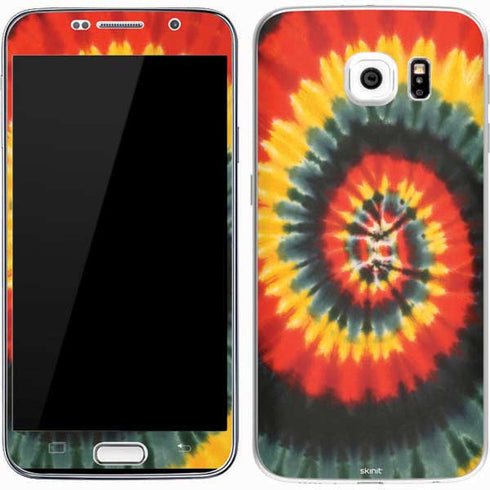 Liquid Blue Tie Dye - Rasta Spiral Galaxy S7 Skin