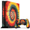 Liquid Blue Tie Dye - Rasta Spiral PS4 Console and Controller Bundle Skin