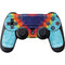 Liquid Blue Tie Dye Heart PS4 Controller Skin