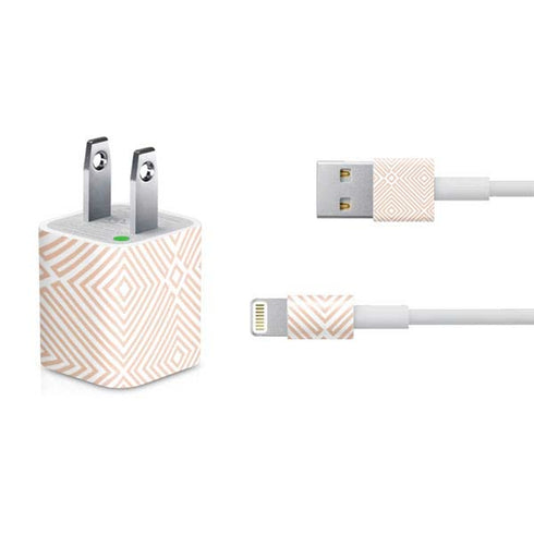 Modern Shapes iPhone Charger (5W USB) Skin