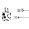 B&W Leopard iPhone Charger (5W USB) Skin