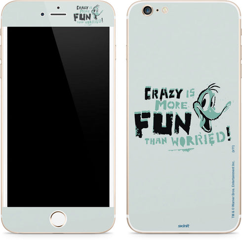 Looney Tunes Daffy Duck Crazy iPhone 6/6s Plus Skin