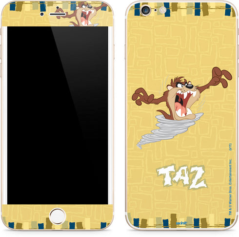 Looney Tunes Tasmanian Devil Swirl Cream iPhone 6/6s Plus Skin