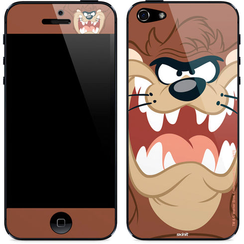 Looney Tunes Tasmanian Devil Up Close iPhone 5/5s/5SE Skin