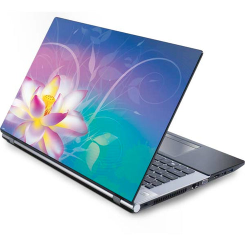 Lotus Floral Pattern Generic Laptop Skin
