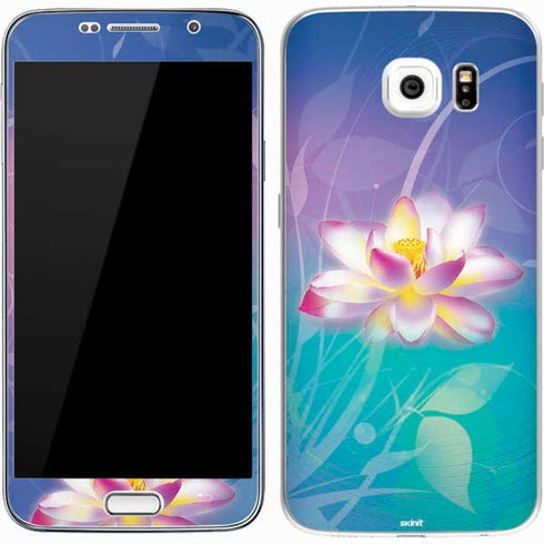 Lotus Floral Pattern Galaxy S7 Skin