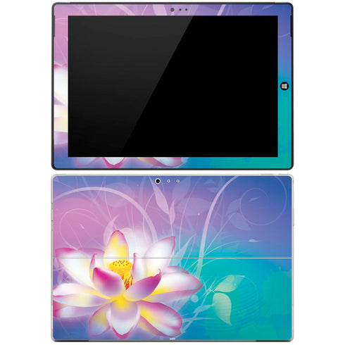 Lotus Floral Pattern Surface Pro 3 Skin