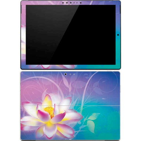 Lotus Floral Pattern Surface Pro 4 Skin