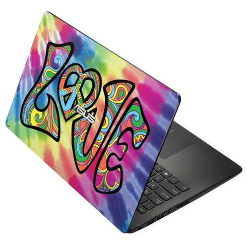 Liquid Blue Tie Dye Peace & Love Asus X502CA 15.6 Skin