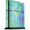 Liquid Blue Tie Dye Peace Heart PS4 Console Skin